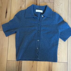 Abercrombie & Fitch Blue Knit Top